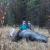 Me (Sarah) and Rick with his nice moose on a guided moose hunt on Duck Soup Lake.